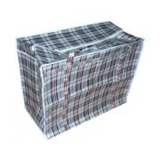 Сумка полипропиленовая №2 45х40+20см ПП с молнией «Клетка» (х1/10) Китай