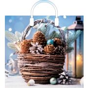 Пакет ПЭ с пластмассовыми ручками 38х34+3см (90) (Натюрморт) НГ Артпласт (х10/150)