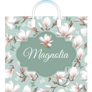 Пакет ПЭ с пластмассовыми ручками 38х34+3см (90) (Магнолия) Артпласт (х10/150)