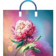 Пакет ПЭ с пластмассовыми ручками 38х34+3см (90) (Сандра) Артпласт (х10/150)