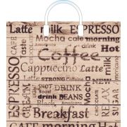 Пакет ПЭ с пластмассовыми ручками 40x36+4см (110) Кофе-брейк Артпласт (х10/150)