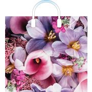 Пакет ПЭ с пластмассовыми ручками 38х34+3см (90) (Ванда) Глянцевый Артпласт (х10/150)