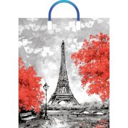 Пакет ПЭ с пластмассовыми ручками 38х45+3см (90) (Моменты) Глянцевый Артпласт (х5/50)