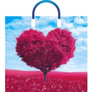 Пакет ПЭ с пластмассовыми ручками 38х34+3см (90) (В облаках) Артпласт (х10/150)