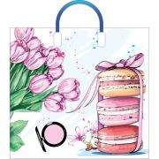 Пакет ПЭ с пластмассовыми ручками 38х34+3см (90) (Знак внимания) Артпласт (х10/150)