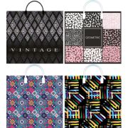 Пакет ПЭ с пластмассовыми ручками 38х34+3см (90) (Нейтрал ассорти) Артпласт (х10/200)