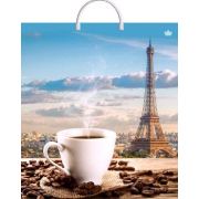 Пакет ПЭ с пластмассовыми ручками 40х44+5см (100) (Ароматное утро) Тико (х10/100)