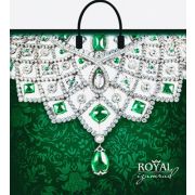 Пакет ПЭ с пластмассовыми ручками 38х35+10см (90) (Изумруд) ламинированный Интерпак (х10/100)