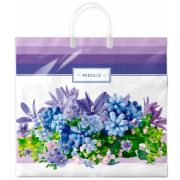 Пакет ПЭ с пластмассовыми ручками 38х35+10см (90) (Мирель) ламинированный Интерпак (х10/100)