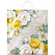 Пакет ПЭ с пластмассовыми ручками 40х44+10см (100) (Миледи) ламинированный Интерпак (х10/100)