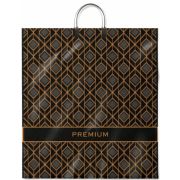 Пакет ПЭ с пластмассовыми ручками 46х50см (100) (Премиум) ламинированный Интерпак (х10/100)