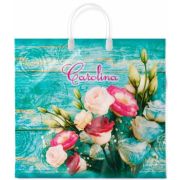 Пакет ПЭ с пластмассовыми ручками 37х34+6см (80) (Каролина) Интерпак (х10/100)