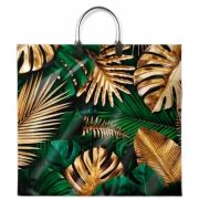 Пакет ПЭ с пластмассовыми ручками 38x35+10см (90) Райский сад ламинированный Интерпак (х10/100)