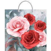 Пакет ПЭ с пластмассовыми ручками 35х36см (85) (Аромат роз) Тико (х10/100)