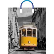 Пакет ПЭ с пластмассовыми ручками 38х45+3см (90) (Лиссабон) Глянцевый Артпласт (х5/50)