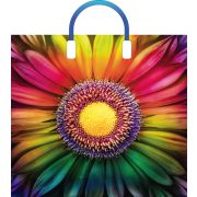 Пакет ПЭ с пластмассовыми ручками 38х34+3см (90) (Радужный) Глянцевый Артпласт (х10/150)