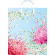 Пакет ПЭ с пластмассовыми ручками 38х45+3см (90) (Цветущий сад) Артпласт (х10/150)