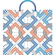 Пакет ПЭ с пластмассовыми ручками 38x34+3см (90) Лабиринт Артпласт (х10/150)