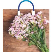 Пакет ПЭ с пластмассовыми ручками 38x34+3см (90) Мгновение Артпласт (х10/150)