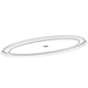 Крышка к банке «Лодочка» под пресервы овал. ПП 168х94мм цвет прозр. Перинт (х500)