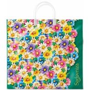 Пакет ПЭ с пластмассовыми ручками 37х34+6см (80) (Садовница) Интерпак (х10/100)