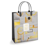 Пакет подарочный 23x27см Из мягкого пластика (Геосфера) Интерпак (х1/10)