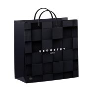 Пакет подарочный 30х30+10см Из мягкого пластика (Вектор геометри) Тико (х1/40)