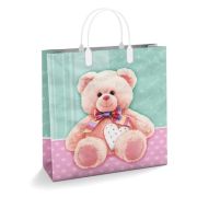 Пакет подарочный 30x30+10см (150) Из мягкого пластика (Плюша) Интерпак (х1/10)