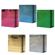 Пакет подарочный 11x14+6см Голографический (SG101-105 Микс) (х10/200)