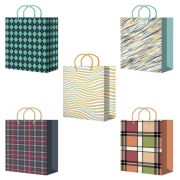 Пакет подарочный 14х20+7см ламинированный (MS25 601-605) (х10/200) Китай