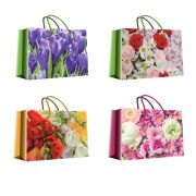 Пакет подарочный 62х42+15см ламинированный «Цветы ассорти» (х12/120) Китай