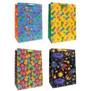 Пакет подарочный 31х44+19см Матовый с тиснением «Детский» (х1/20) Китай