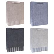 Подарочные пакеты 20х25+10см Люкс микс 4 цвета х480 (L3930) (х1/12) Китай