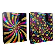 Пакет подарочный 31х40+12см Люкс с золот. тиснением х240 2микс (L587) (х1/12) Китай