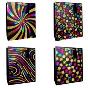 Пакет подарочный 18х23+10см Люкс с тиснением х480 4 микс (L589) (х1/12) Китай