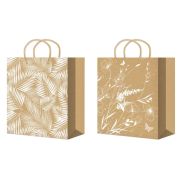 Пакет подарочный 26х33+14см цвет Крафт (LK25 001/002) (х10/200) Китай