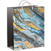Пакет подарочный 30х40+10см из мягкого пластика (Горный рельеф) Тико (х1/40) [упаковка]