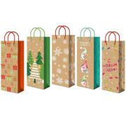 Пакет подарочный НГ 12х36+10см (BK25 016-020) (х10/200) Китай