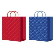 Пакет подарочный 18х23+10см ламинированный Lux (МLux015-016 Микс) (х10/200) Китай