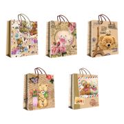 Пакет подарочный 26х32+12см «Медвежонок» (х20/360) Китай