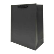 Пакет подарочный 25x36+10см ламинированный (SPL25 Black) (х10/200) КИТАЙ