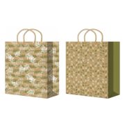 Пакет подарочный 32х45+10см цвет Крафт (XLK25 003/004) (х10/200) Китай