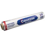 Фольга 29см х 50, 20мкм «Саянская фольга» в пленке, Гриль 50П-290х15 (х1/12)