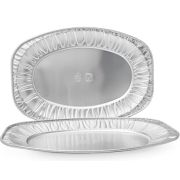 Поднос алюминиевый 355х245х21мм 1200мл ОV1 (х10/200) Китай