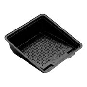 Контейнер «Витрина» без крыш. квадрат. (для суши) ПС КД-303 116х114х45мм цвет Черный Кадо (х1500)