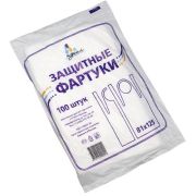 Фартук 125х81см ПНД Идеал цвет Белый (х100/1000)