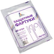 Фартук 120х76см ПНД Идеал цвет Белый (х100/1000)