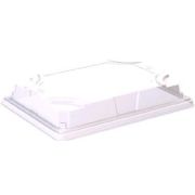 Крышка к прямоугольному конт. для суши ПЭТ УК-703К 187х133х50мм цвет прозр. (х356)