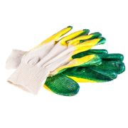 Перчатки ХБ с ПВХ, обливная ладонь, пара (х10/300)