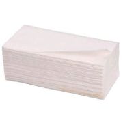 Полотенца бумажные в листах 23х21см 1 слойные, V-25, 250 шт. (х1/20) [упаковка]